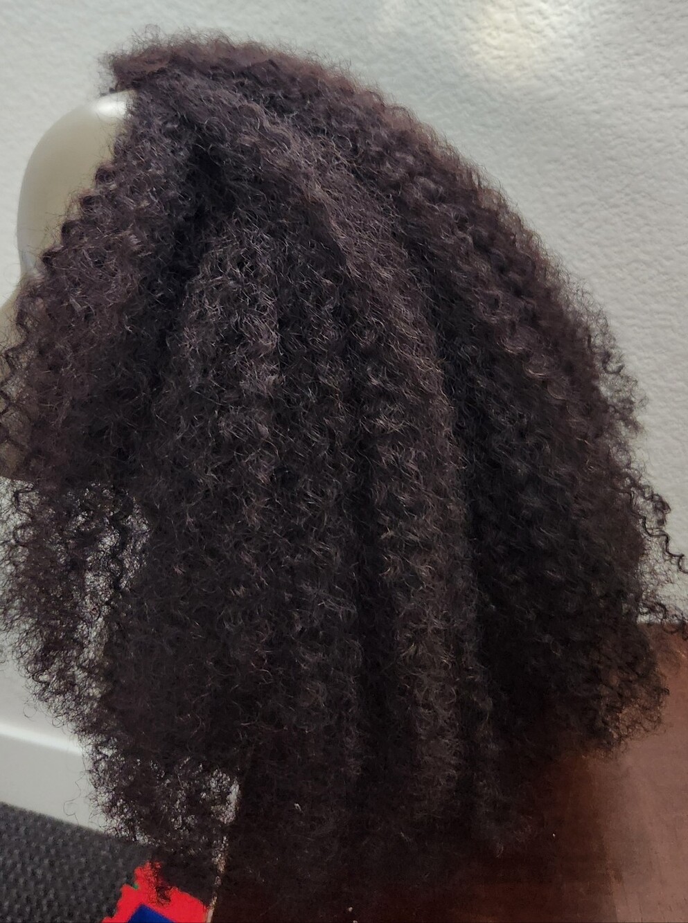 HERGIVENHAIR Coily 3C-4A 3 In 18 Inch Drawstring Half Wig - Picture 5 of 8